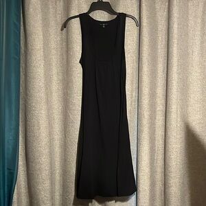 GAP Black Halter Sheath Midi Dress
